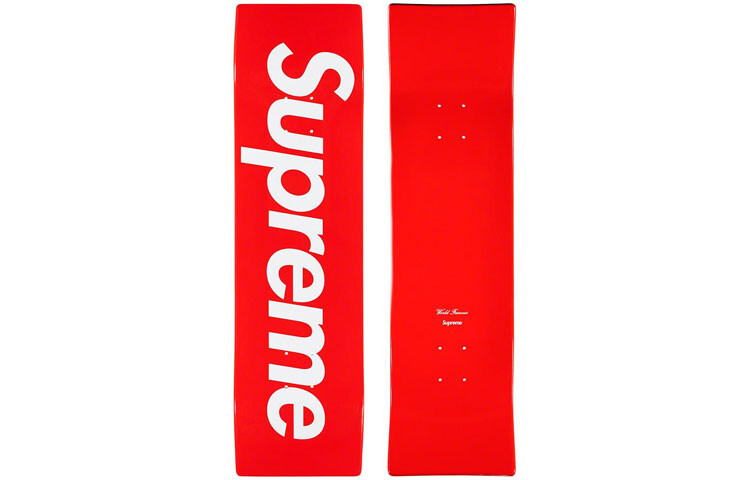 

Скейтборд Supreme, красный / белый