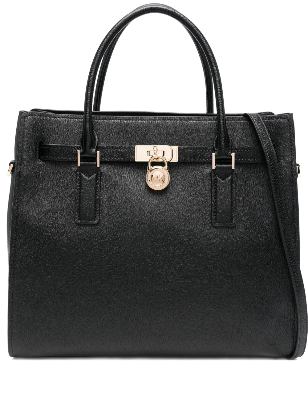 

Большая сумка Hamilton Moderne с замком Michael Michael Kors, черный