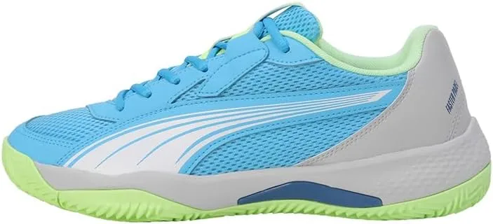Теннисные кроссовки Puma Nova Court унисекс, белый/синий/серый — фото 2
