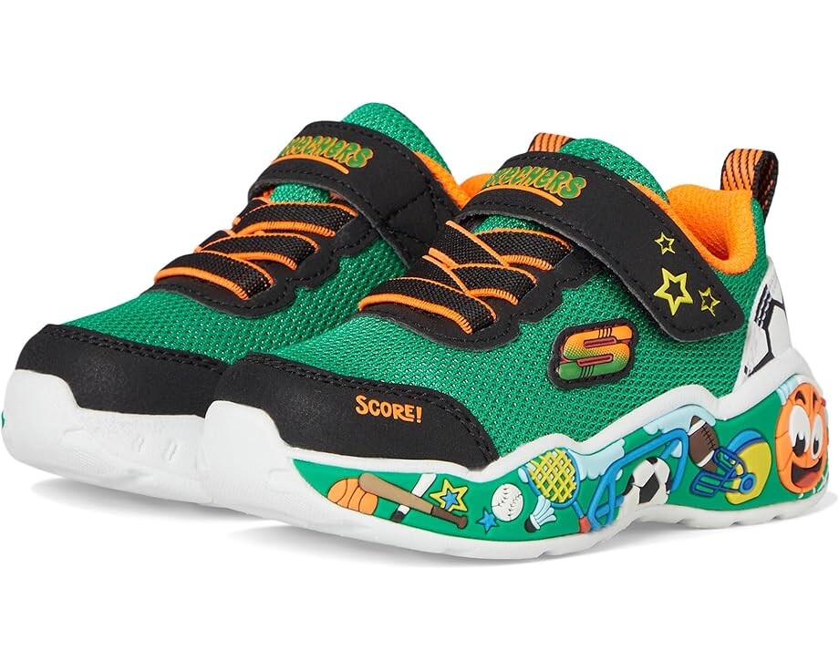 

Кроссовки SKECHERS KIDS Play Scene 407312N, цвет Green/Multi