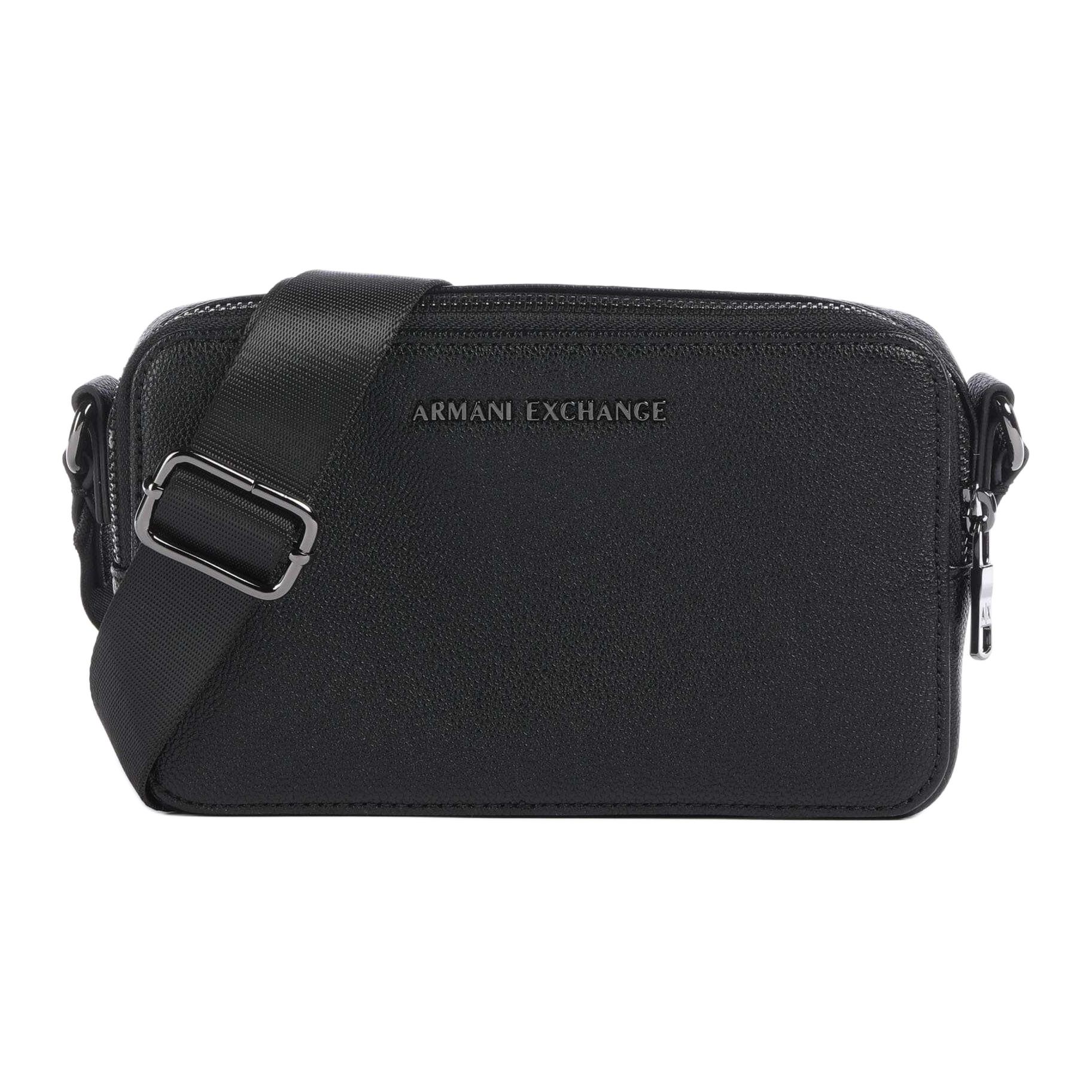 

ARMANI EXCHANGE Мужская черная сумка через плечо из синтетического материала, Black