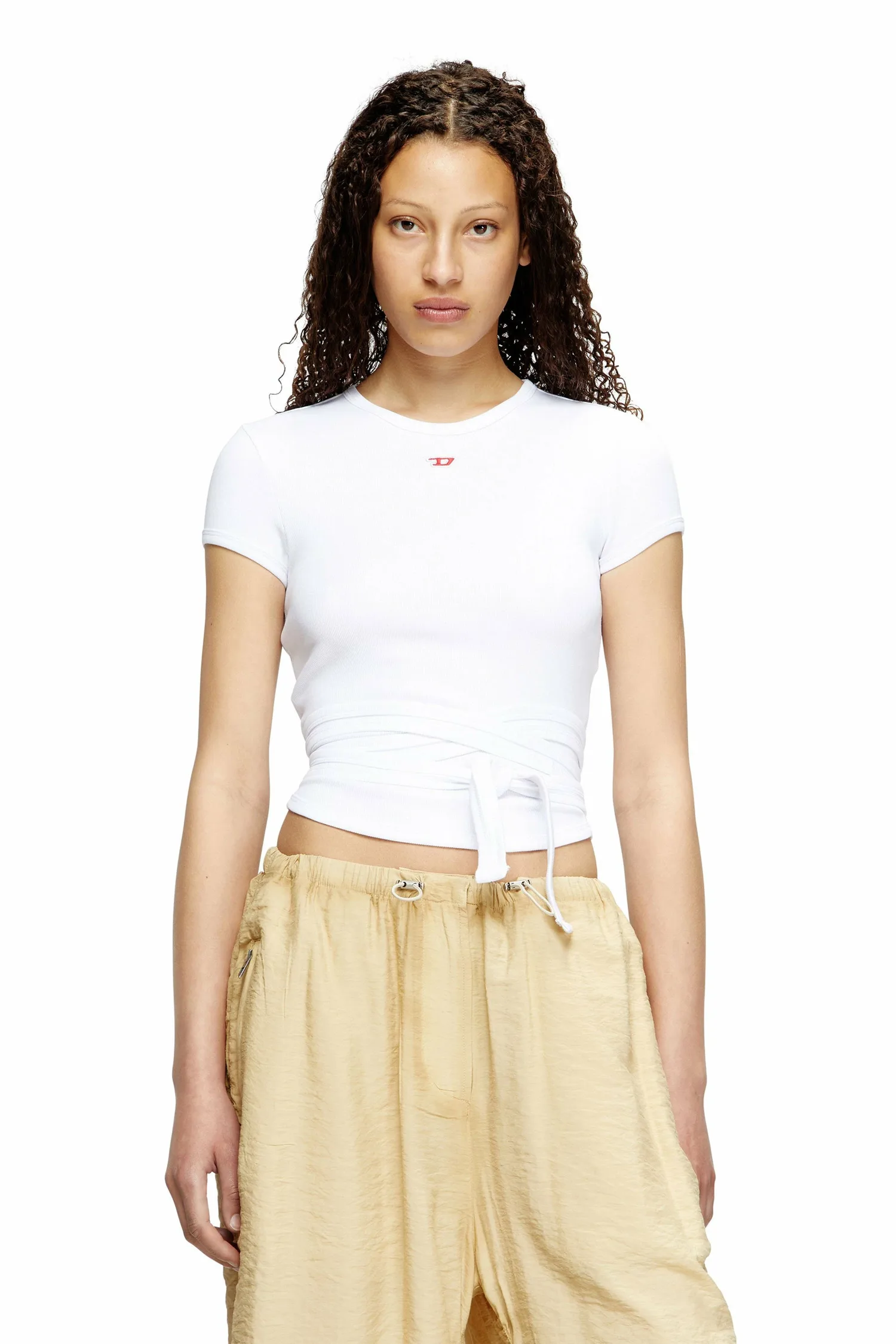 Женская футболка с коротким рукавом T-BUNNY-TAIL Diesel, white
