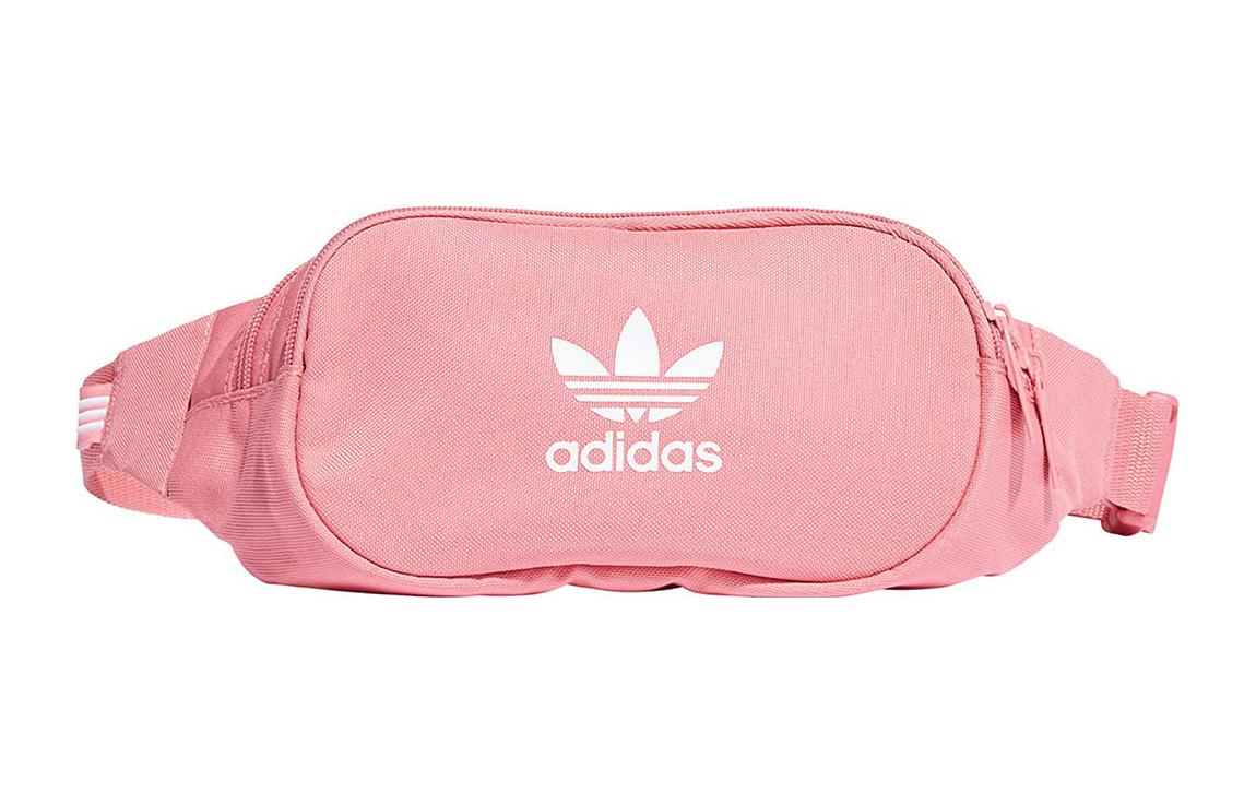 

Adidas Originals Полиэстеровая поясная сумка женская персиково-розовая, Peach Pink