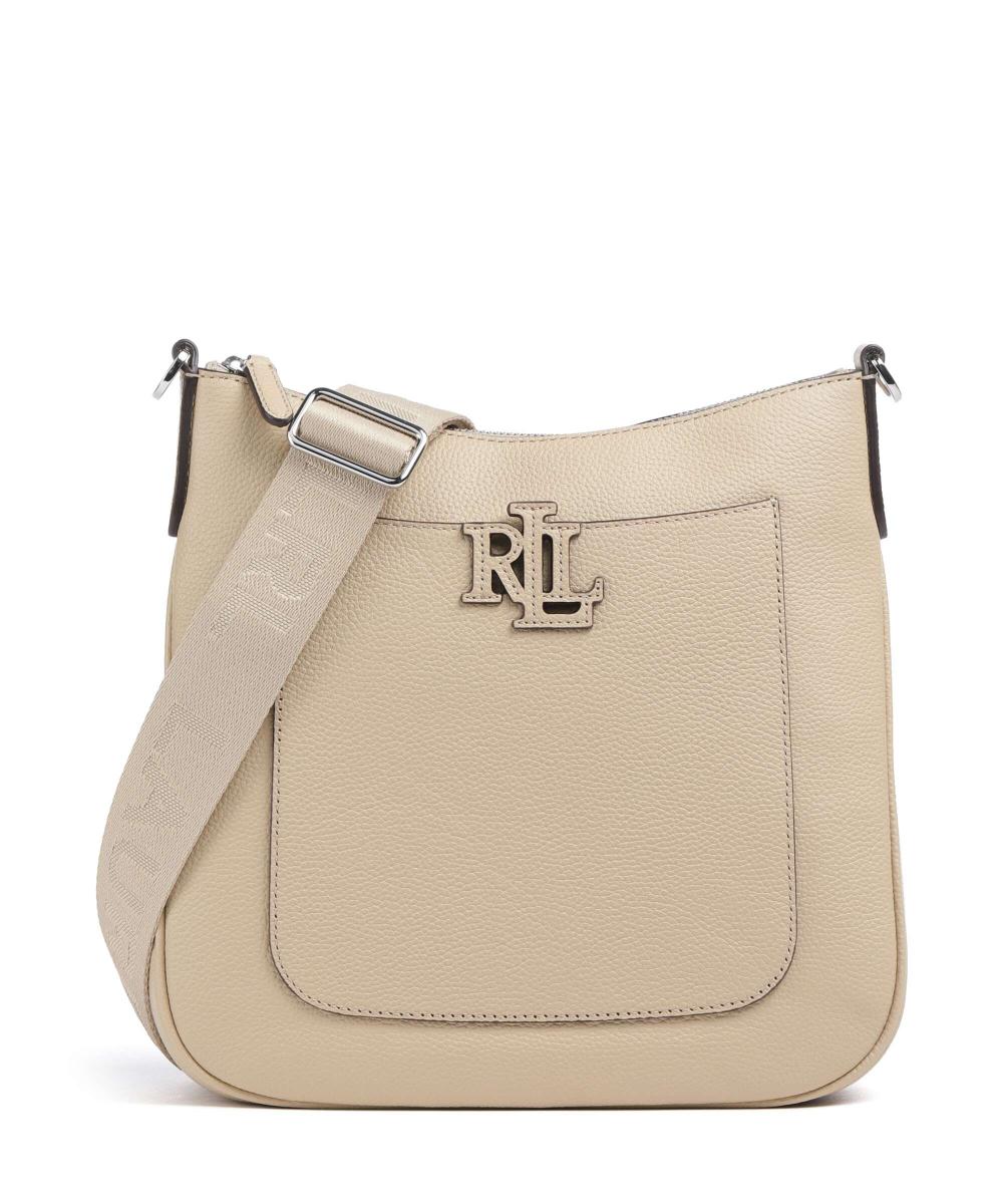 

Сумка через плечо Cameryn 27 из зернистой коровьей кожи Lauren Ralph Lauren, бежевый