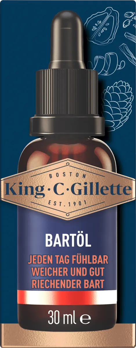 

Масло для бороды 30мл King C. Gillette