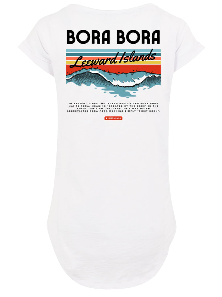 

Длинная футболка Bora Bora Leewards Island белого цвета F4NT4STIC, Белый, Длинная футболка Bora Bora Leewards Island белого цвета F4NT4STIC