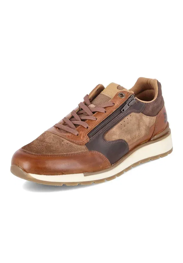 Полуботинки на шнуровке Bullboxer sportboden 7ci0040104 3331 low sneaker trainers, коричневый-комби — фото 2