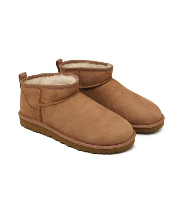 Угги Ugg Classic Ultra Mini, светло-коричневый — фото 3