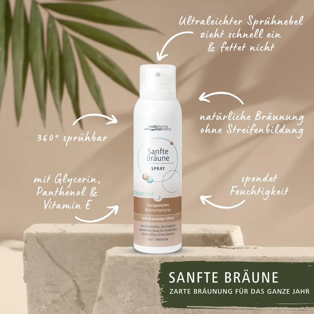 Аэрозольный спрей для загара Gentle Tan от Medipharma Cosmetics Medipharma Cosmetics — фото 3
