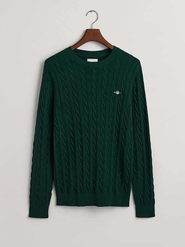 

Пуловер Gant Pullover, темно-зеленый