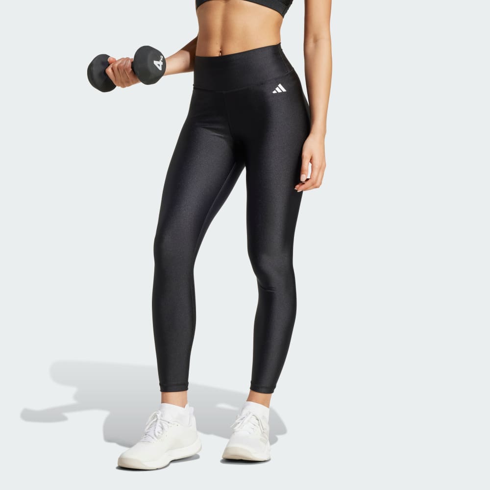 

Леггинсы Adidas Optime Essentials Shine 7/8 Leggings, цвет Core Black