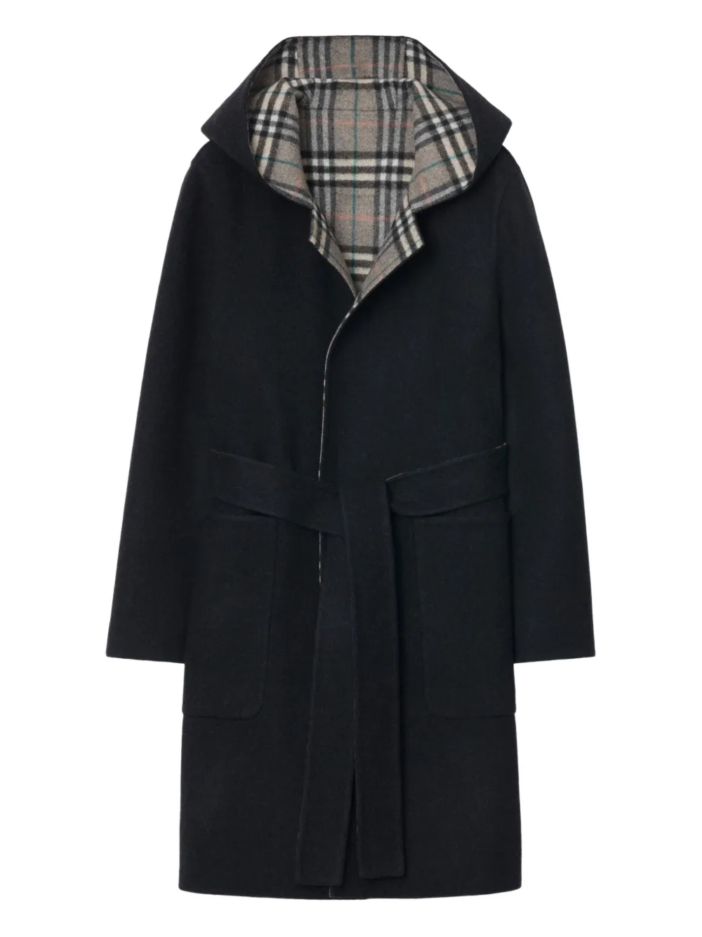 

Двустороннее пальто BURBERRY, синий