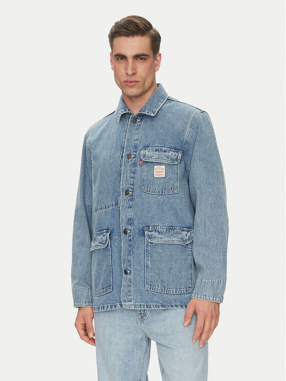 

Свободный крой джинсовой куртки Engineer A0744-0003 Levi'S, синий