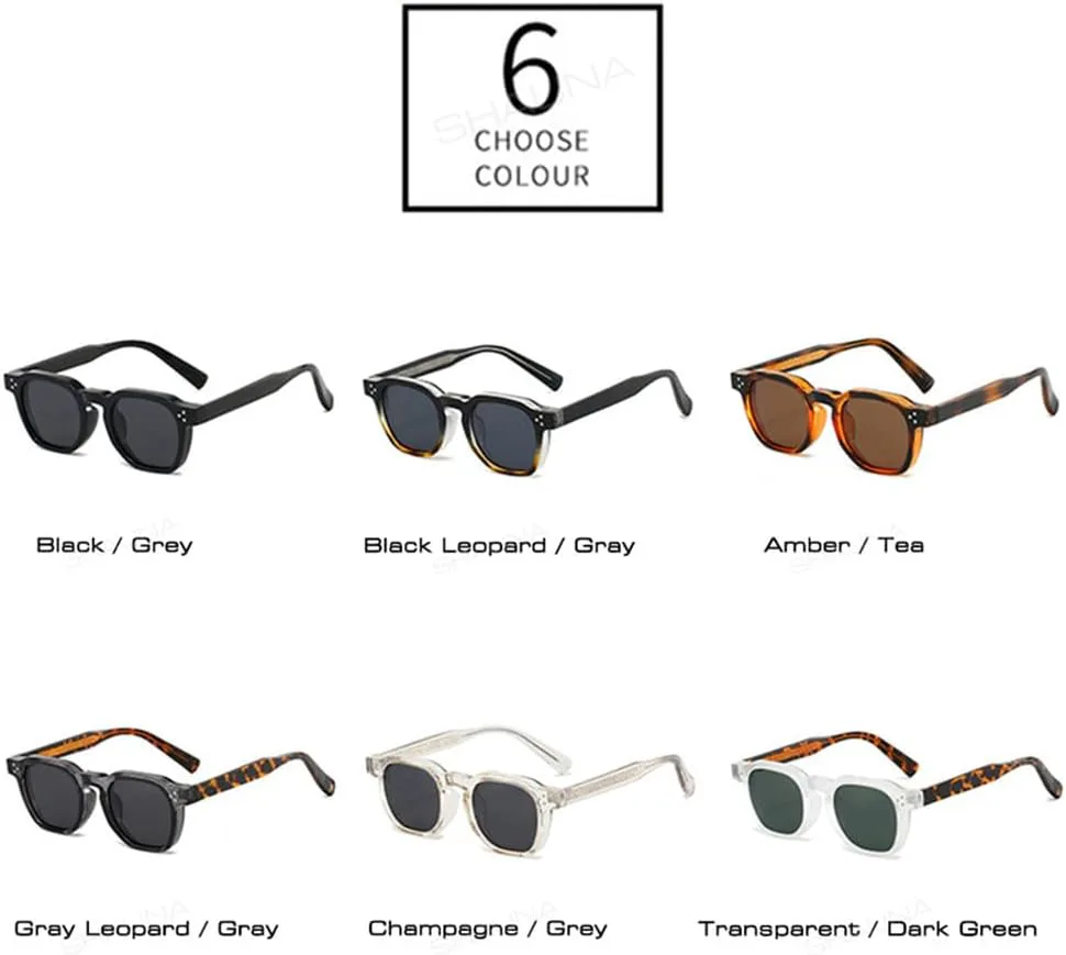 

Солнцезащитные очки UV400 с заклепками, леопардовый принт, маленькая оправа, для женщин и мужчин, для бега и занятий спортом на открытом воздухе UYPTK, Amber Tea