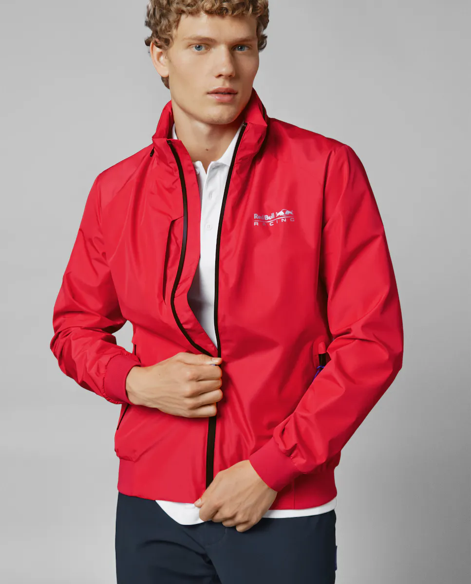 

Мужская куртка-ветровка со складным капюшоном Pepe Jeans, красный