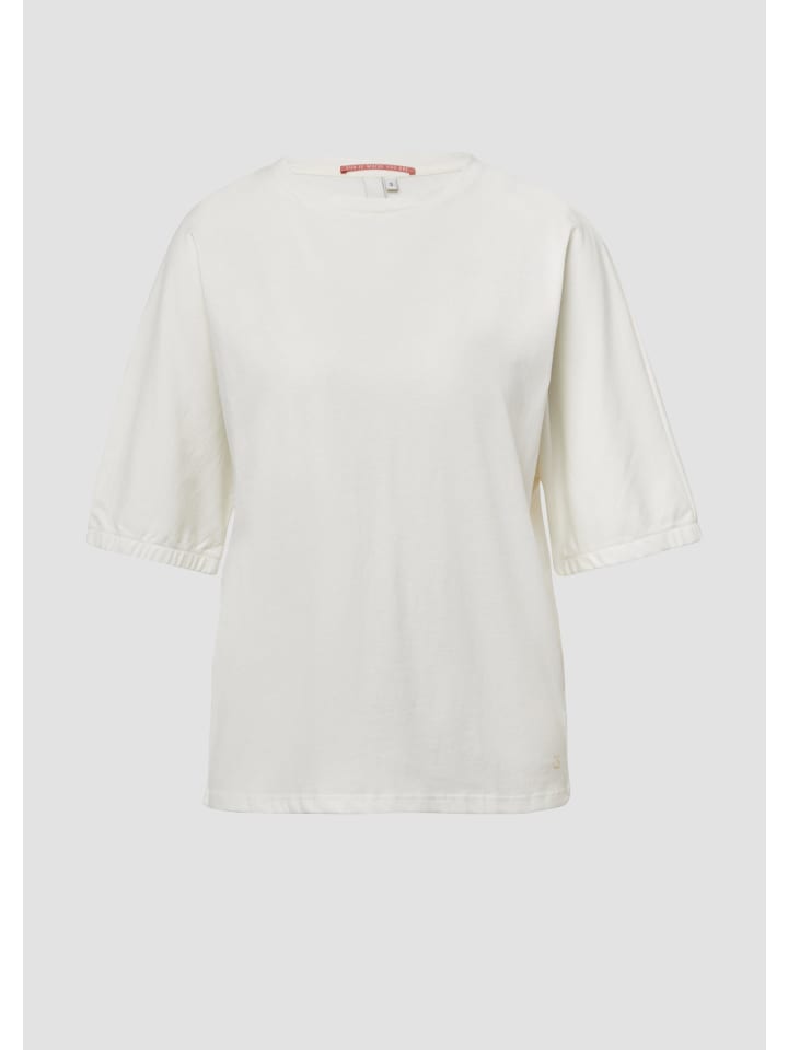 

Футболка QS, кремовый