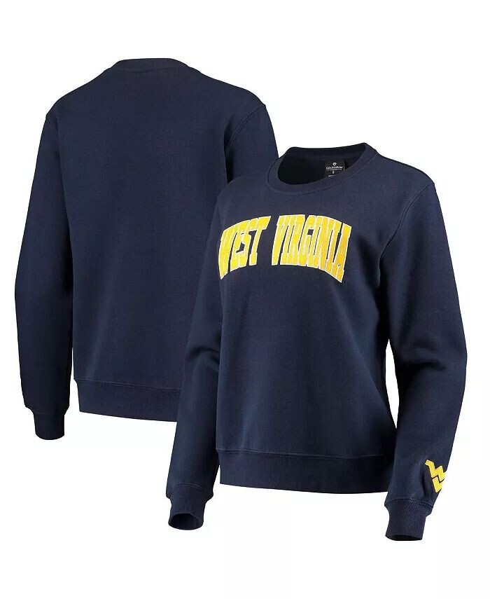 

Женский темно-синий пуловер West Virginia Mountaineers Campanile свитшот Colosseum, синий