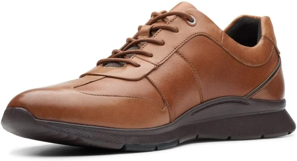 Мужские туфли-броги Clarks Un Tynamo с галстуком, коричневый/коричневый — фото 4