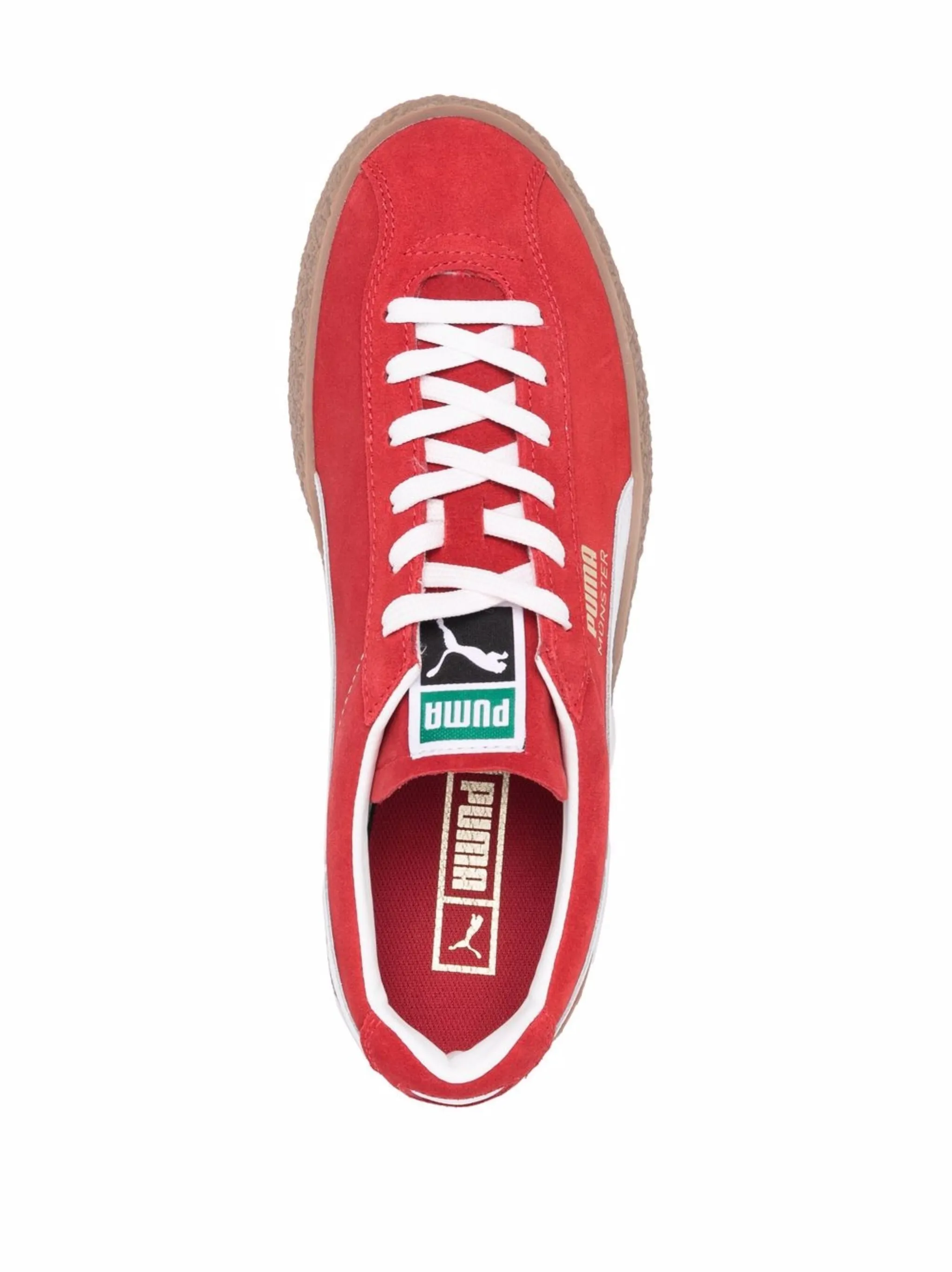 Кроссовки Muster Originals Puma, красный — фото 4