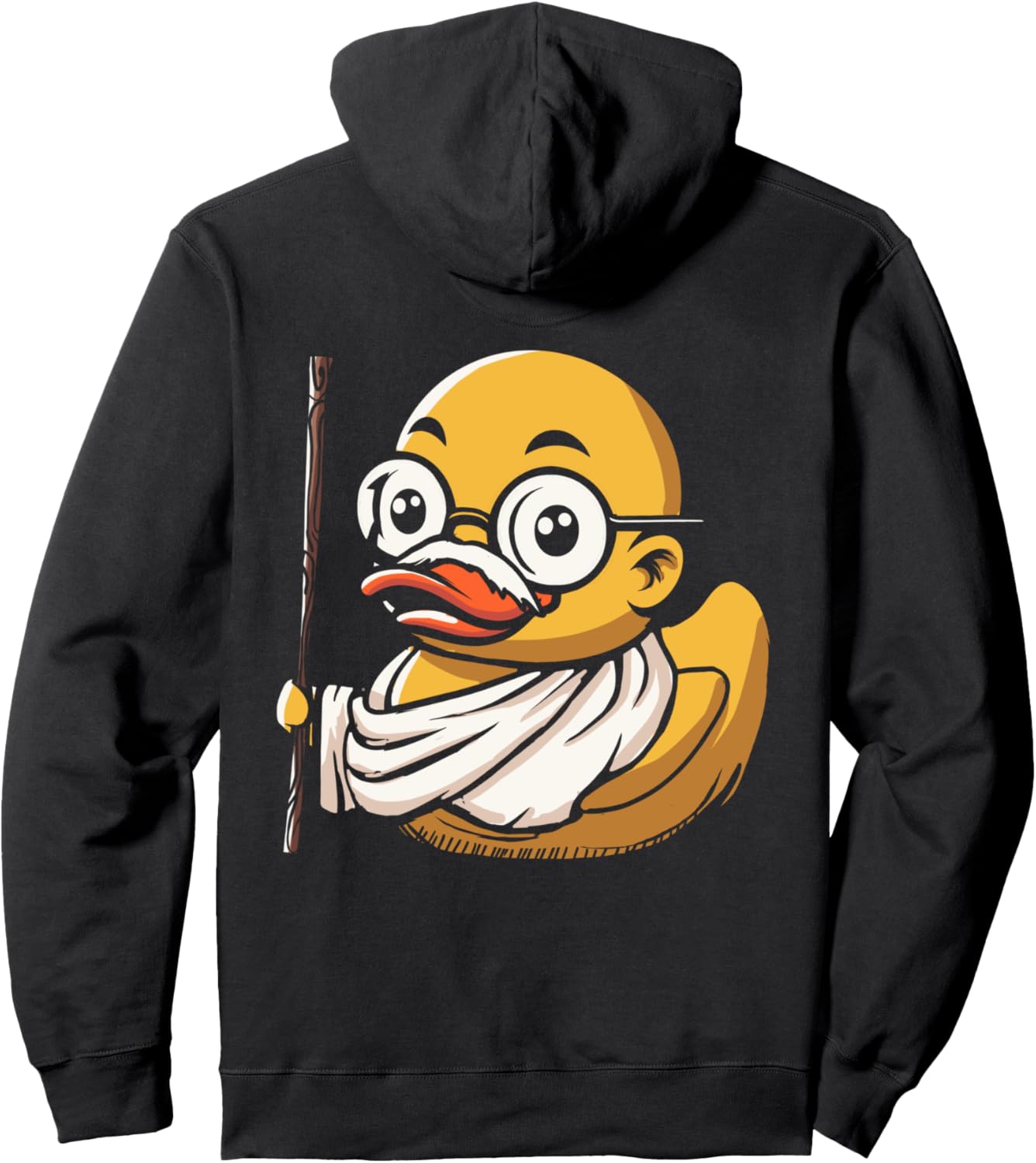 

Индийская резиновая уточка, антиколониализм, толстовка с изображением утенка Сварадж India'S Independence Rubber Ducky Hindu Satyagraha, черный