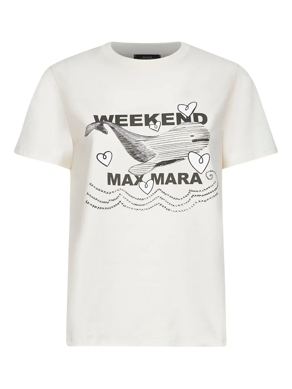 

Футболка с принтом Weekend Max Mara, нейтральный