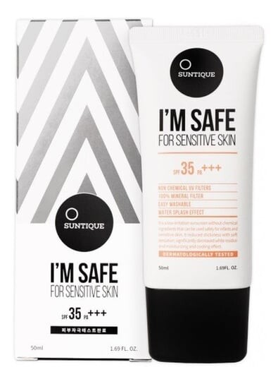 

Солнцезащитный крем для чувствительной кожи, 50 мл Suntique, I’m Safe For Sensitive Skin SPF35+/PA+++, Серый, Солнцезащитный крем для чувствительной кожи, 50 мл Suntique, I’m Safe For Sensitive Skin SPF35+/PA+++