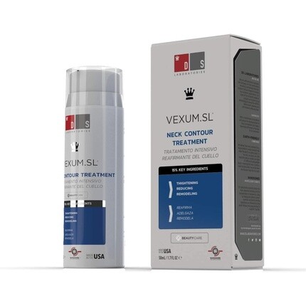 Крем для лица Ds Laboratories — Vexum.Sl Укрепляющий для шеи от двойного подбородка, подтягивающий и подтягивающий для шеи, 50 мл — фото 3