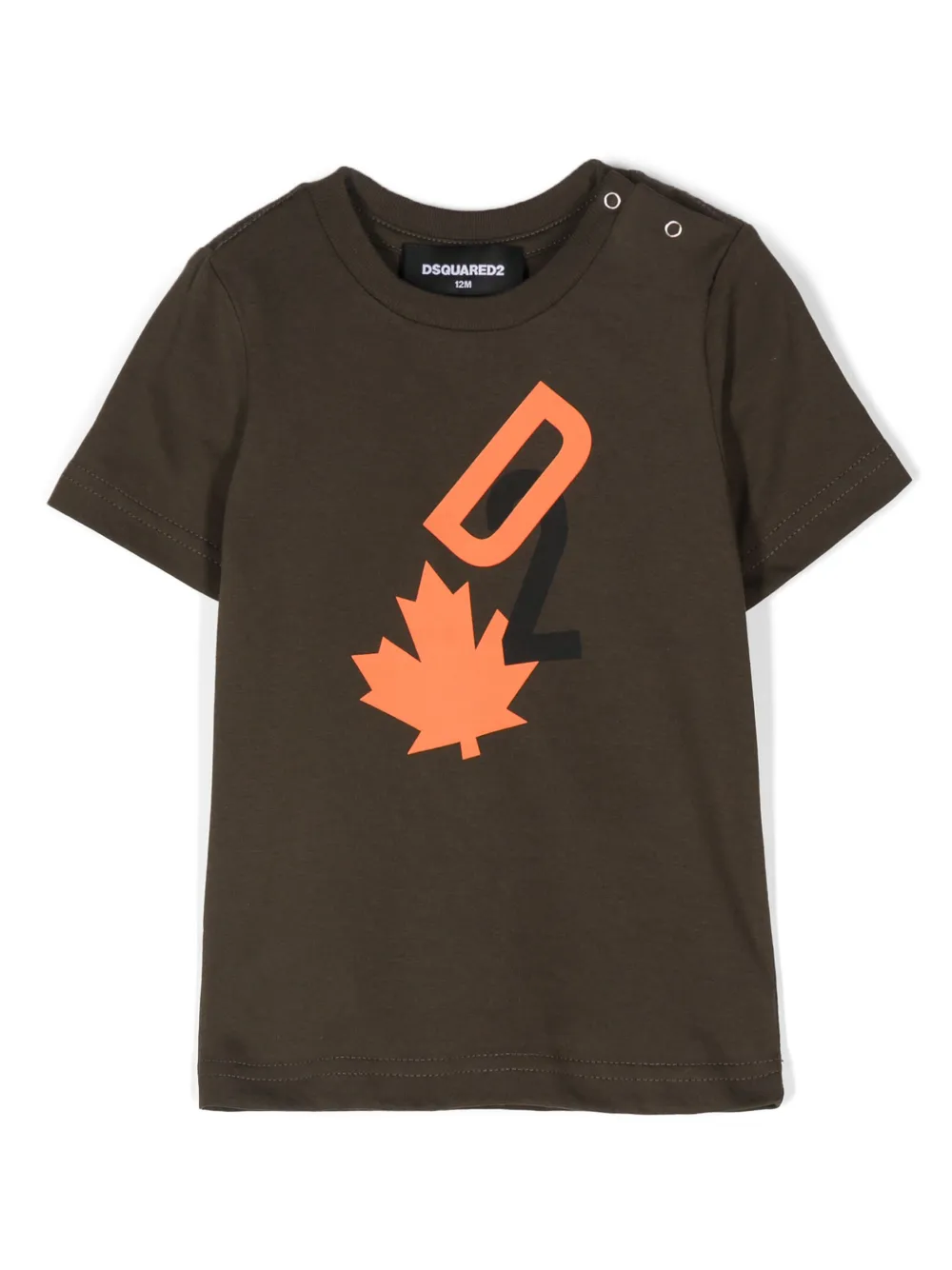 

Футболка с логотипом DSQUARED2 KIDS, зеленый