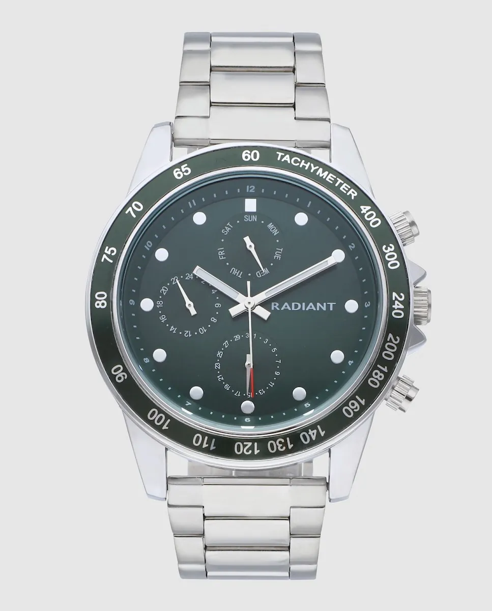 

Мужские часы Canarias RA617707 из стали с серебряным ремешком Radiant, серебряный