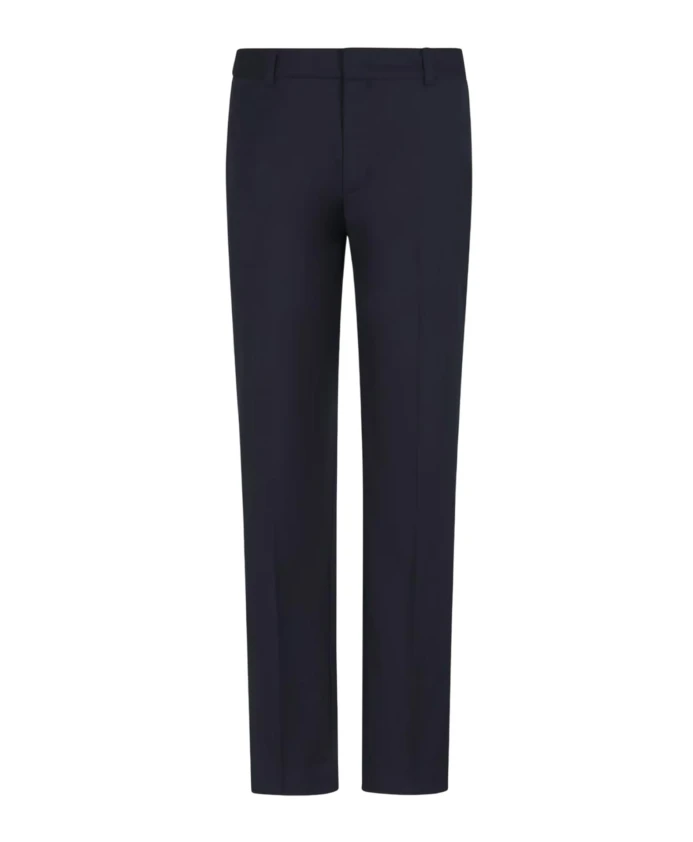 

Брюки в стиле чинос с логотипом. Emporio Armani, синий