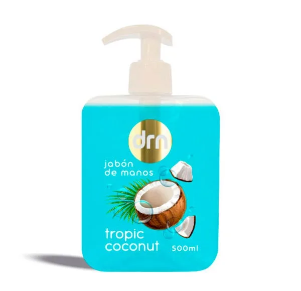 Мыло с экстрактом кокоса DRN Jabón Liquido Manos Tropic Coconut 500 мл