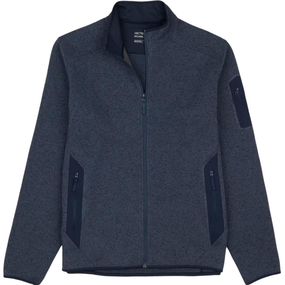 

Куртки COVERT мужские, воротник-стойка, средней жесткости, другие Arcteryx, interstellar синий/exosphere heather