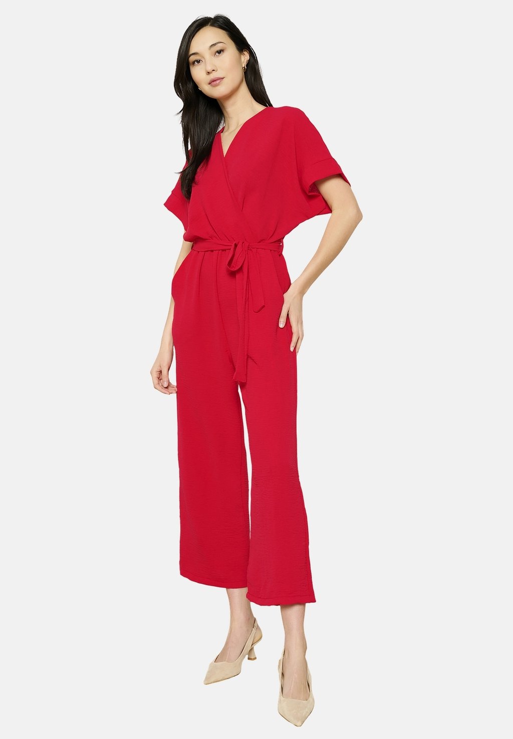 

Комбинезон FLOWY BELTED LolaLiza, красный