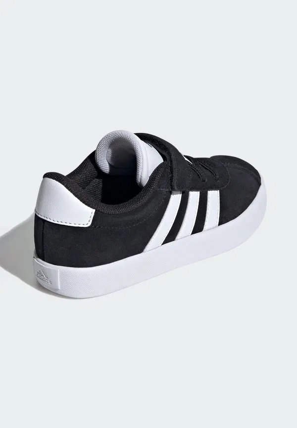 Детские кроссовки vl court 3.0 Adidas Sportswear, Core Black/Cloud White/Core Black — фото 4