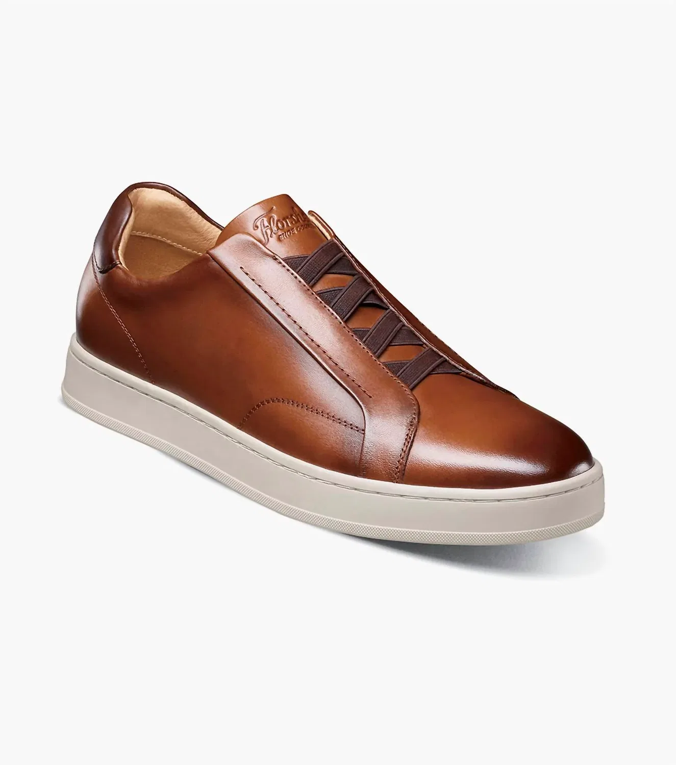 Florsheim Мужские слипоны Monopoli, цвет коньяк