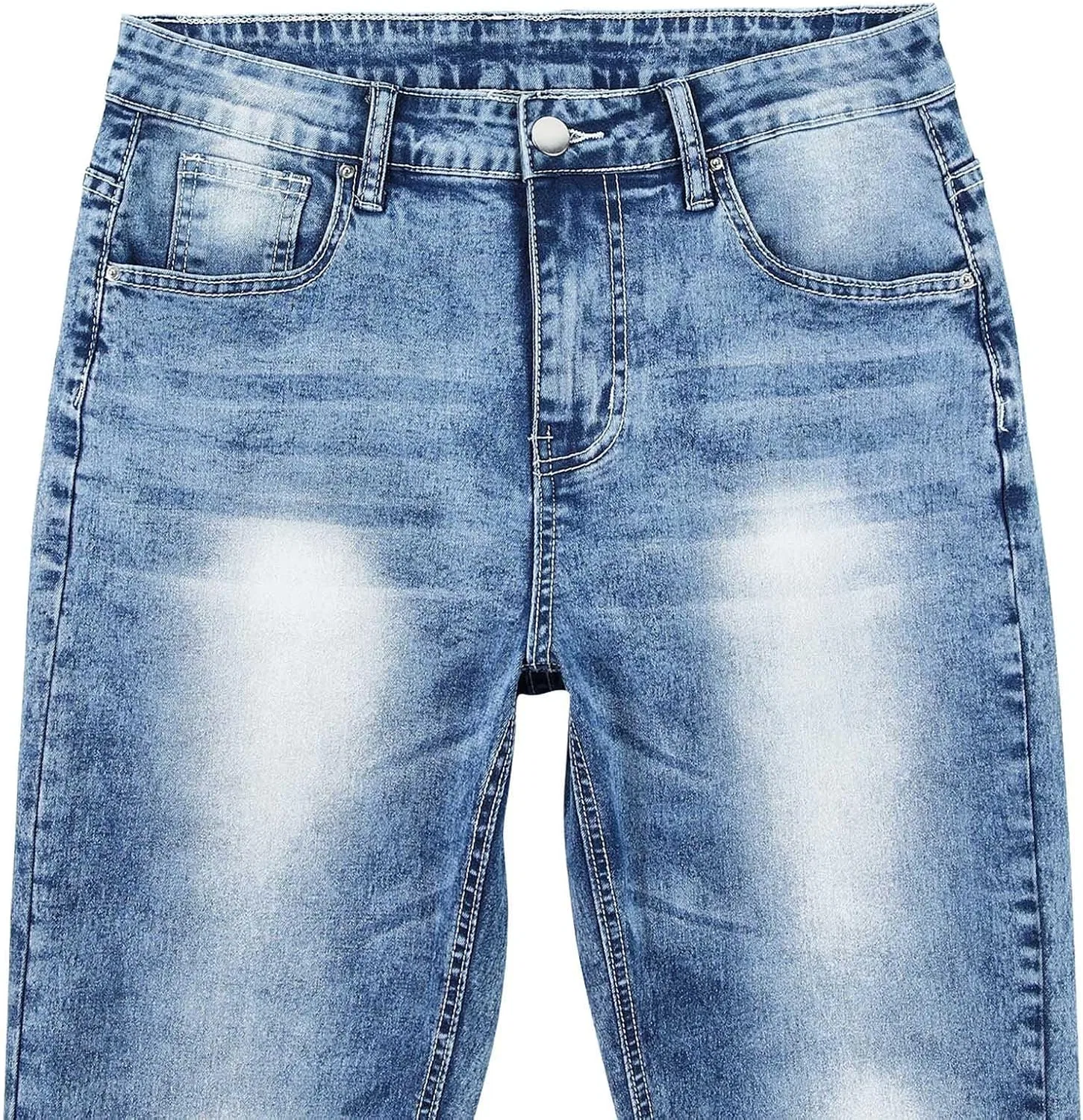 Джинсы клеш мужские Light Blue — фото 3