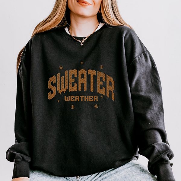

Свитшот женский легкий garment dyed с принтом Sweater weather knit Simply Sage Market, Black, Черный, Свитшот женский легкий garment dyed с принтом Sweater weather knit Simply Sage Market, Black