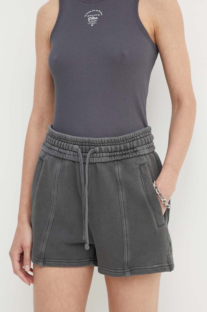 

Хлопковые шорты G-Star Raw, серый