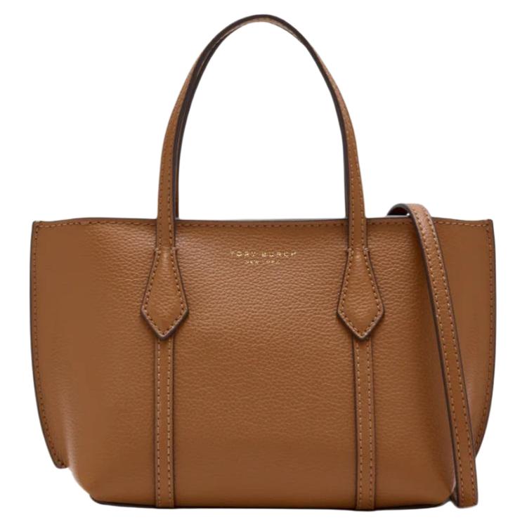 

Tory Burch Женская кожаная мини-сумочка-тоут Perry, коричневая