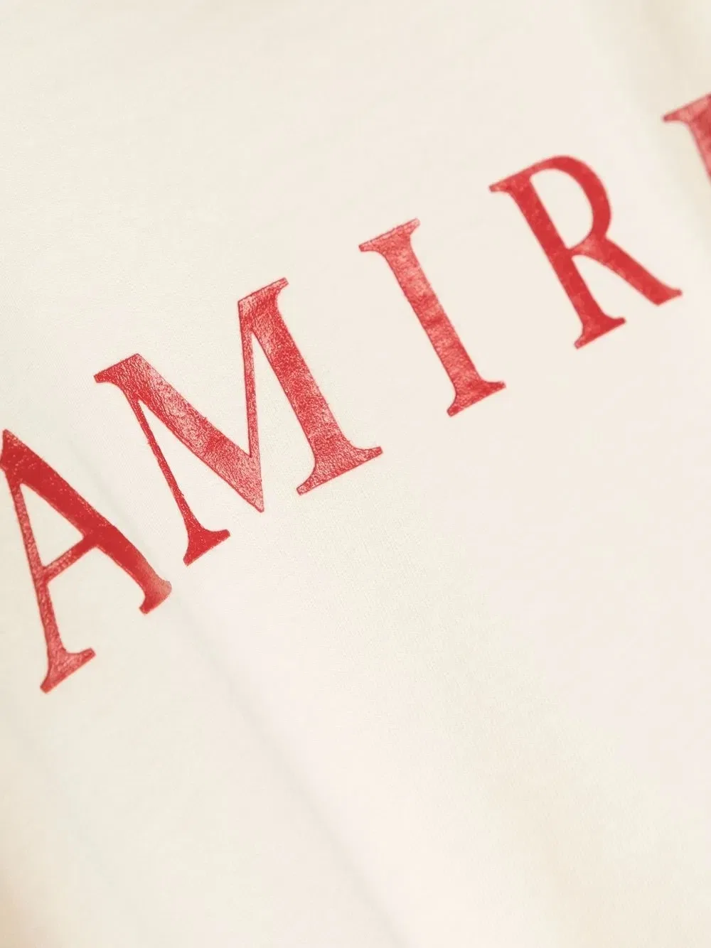 Футболка с логотипом Amiri Kids, бежевый — фото 3