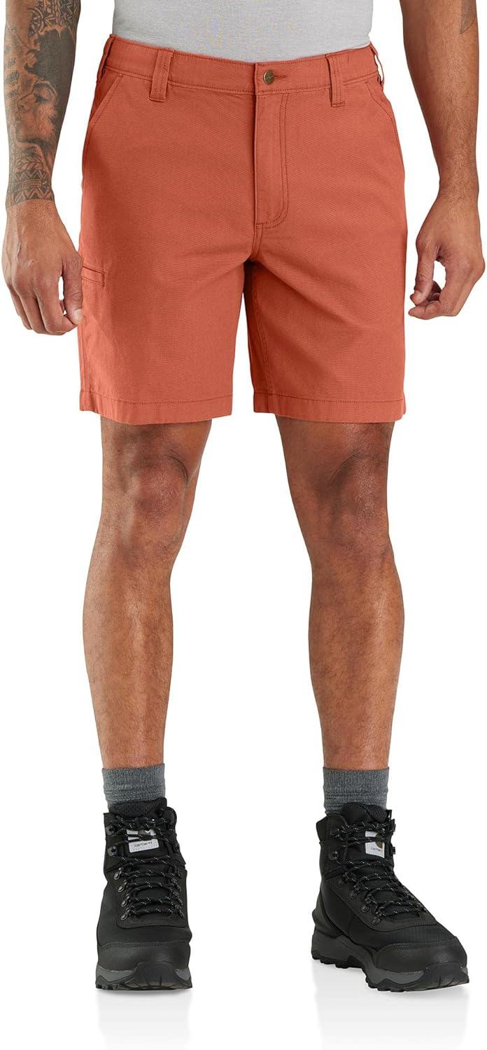 

Carhartt мужские рабочие шорты Rugged Flex Relaxed Fit 8in Canvas, Terracotta