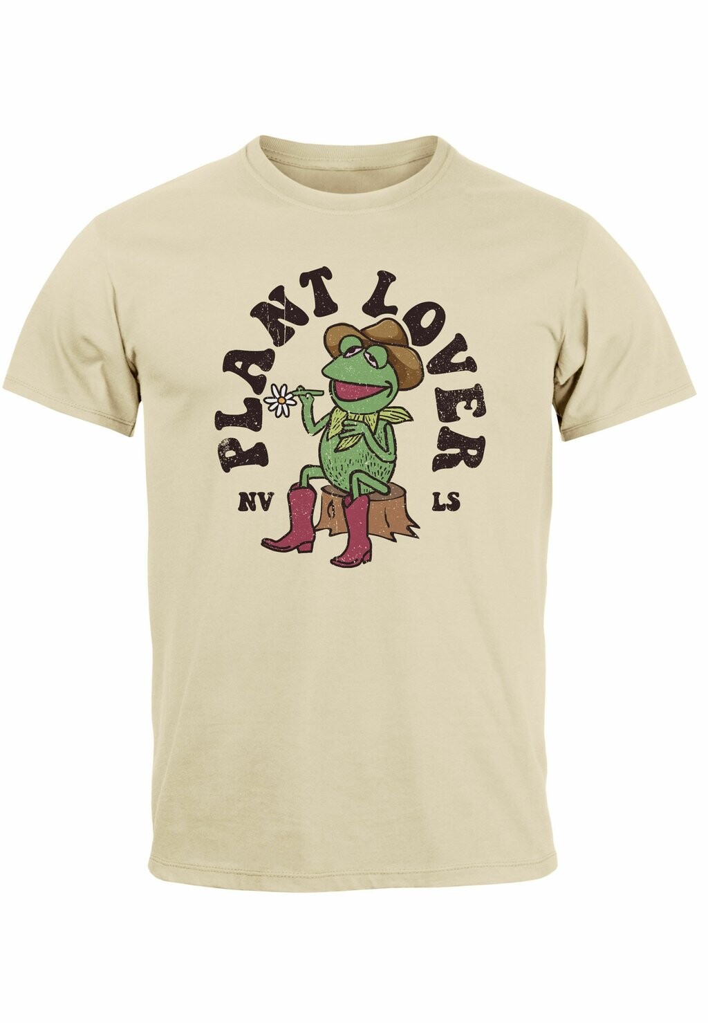 

Футболка с принтом GRAFIK FROSCH PLANT LOVER FASHION STREETSTYLE Neverless, бежевый