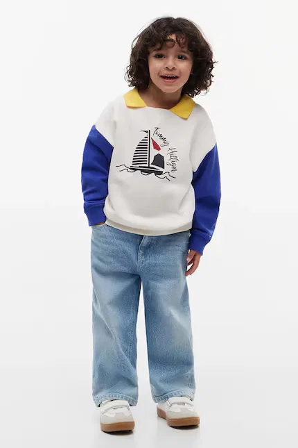 Толстовка с принтом Tommy Hilfiger, белый — фото 4