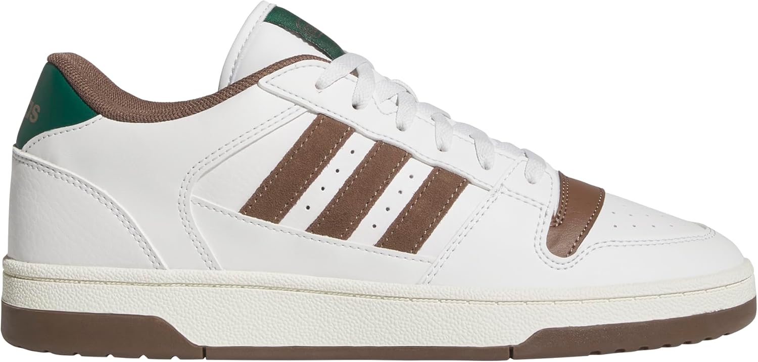 Кроссовки Adidas Унисекс-Взрослые Break Start, белый/зеленый — фото 4