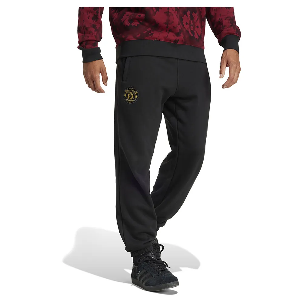Брюки adidas Manchester United CNY, черный — фото 4