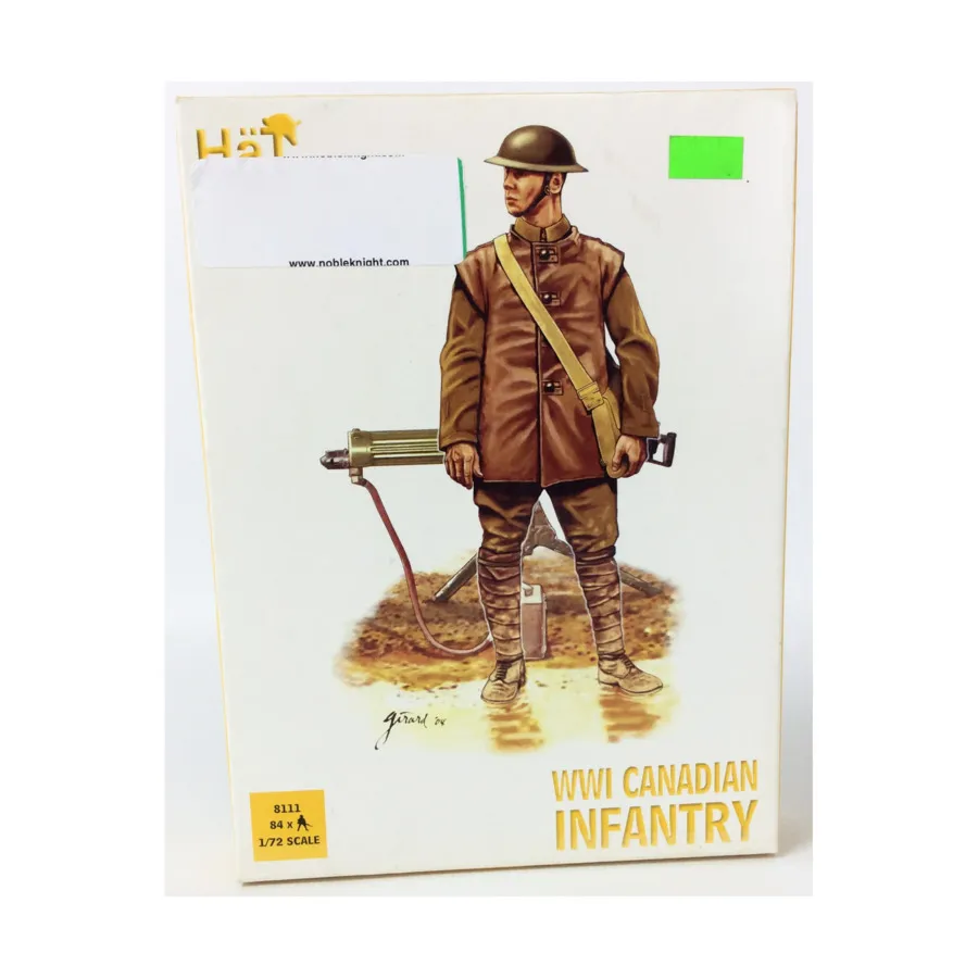 

Канадская пехота Первой мировой войны, Historical Plastic Military Figures - WWI (1:72) (Hat Industries)