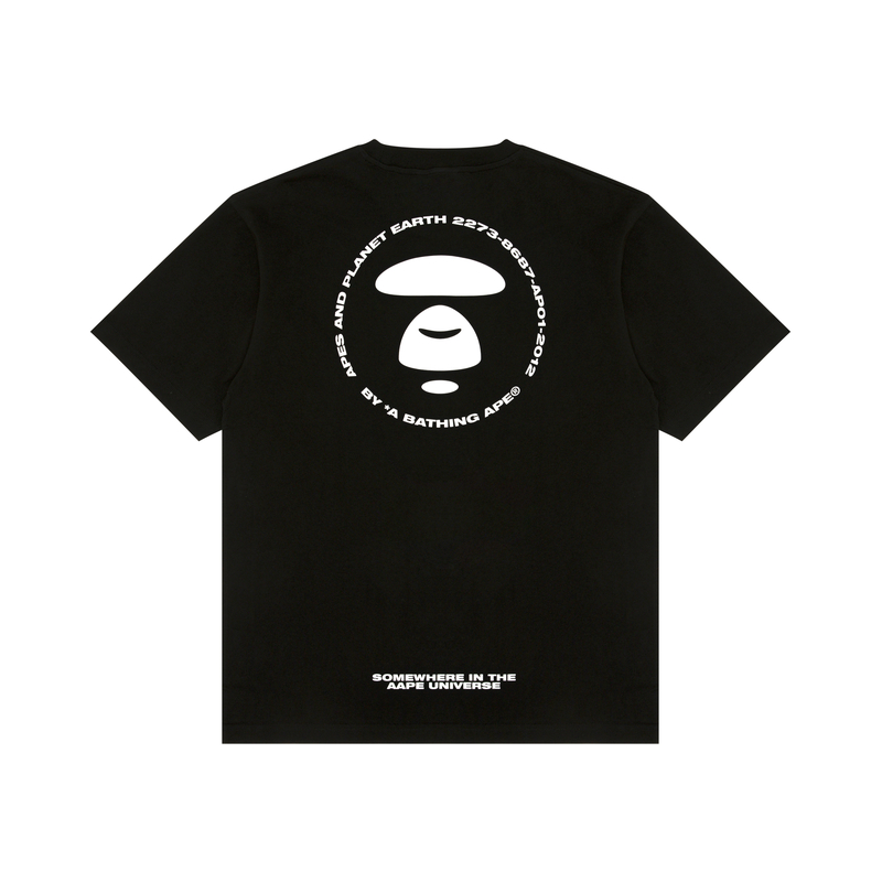 

Футболка Cotton T shirt от *A Bathing APE Aape, черный