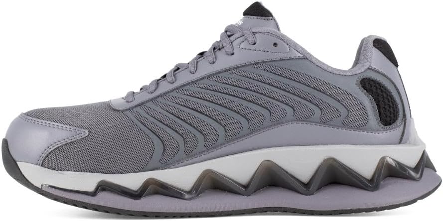 Мужские кроссовки Reebok Work Zig Elusion Heritage, серый — фото 4