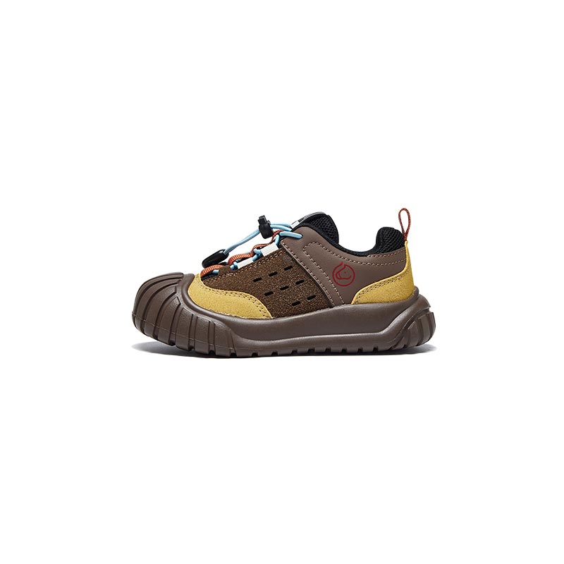 Synthetic Leather, Textile, Anti Kick And Abrasion Resistant, Low top, Kids' Outdoor Shoes, Kids' MQD, черный зеленый — фото 2