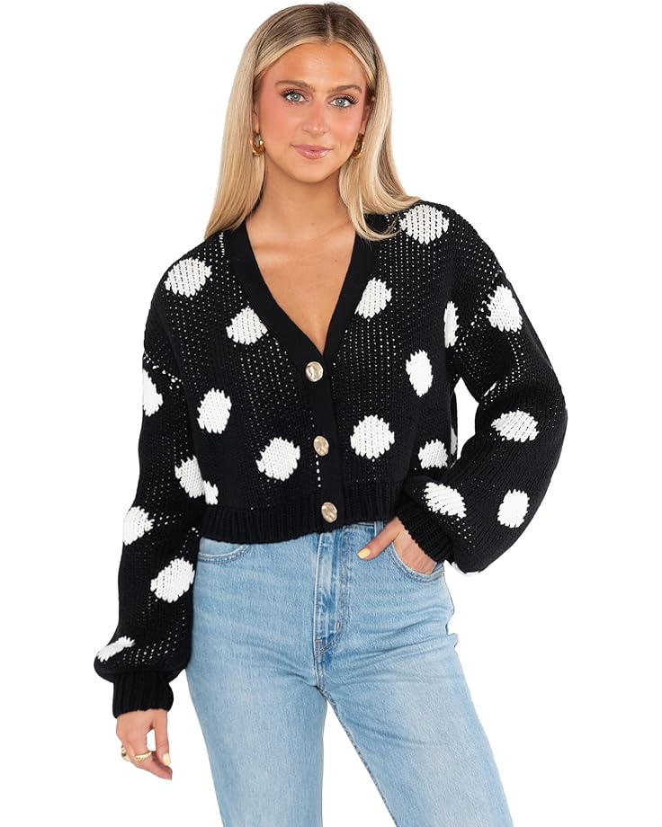 

Свитер Show Me Your Mumu Clemmie Cardi, цвет Polka dot Knit